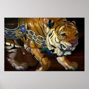 LOOFF CAROUSEL TIGER 1909 POSTER