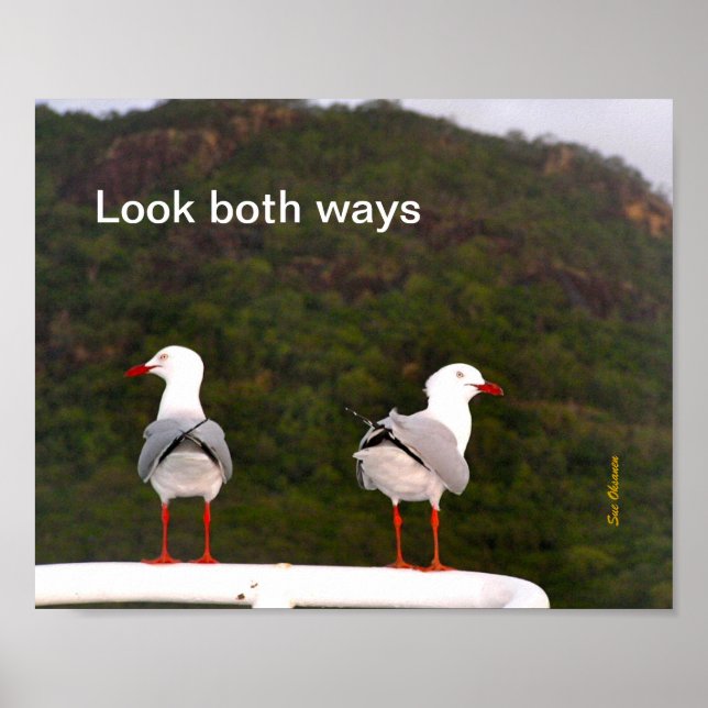 Look both ways poster (Framsidan)