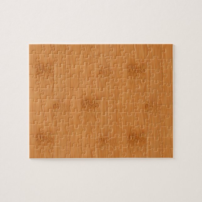 Look för korn för bamburostat bröd Wood Pussel (Horisontell)