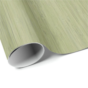 Look för korn för grön bambu för Moss Wood Presentpapper