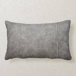 Look för snyggtgråttläder lumbarkudde