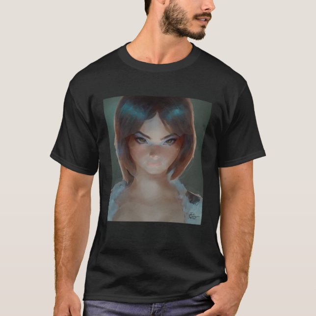 look into my eyes tell me what you see t shirt (Framsida)