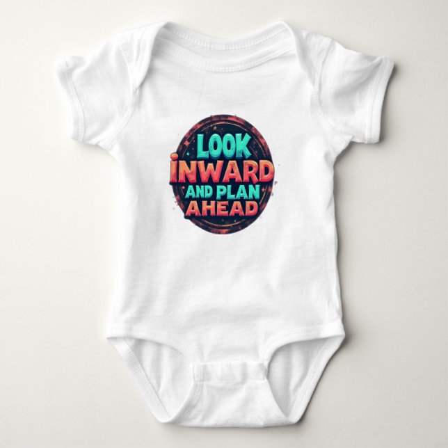 Look Inward and Plan Ahead T Shirt (Framsida)