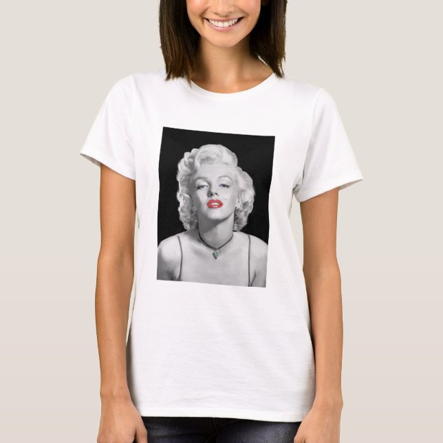 Look MIC01BWRD-V3 av kärleksmaragden Heart.tif T Shirt (Framsida)