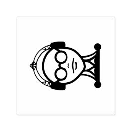 Look See in Shades Wood Art Stamp Självfärgande Stämpel