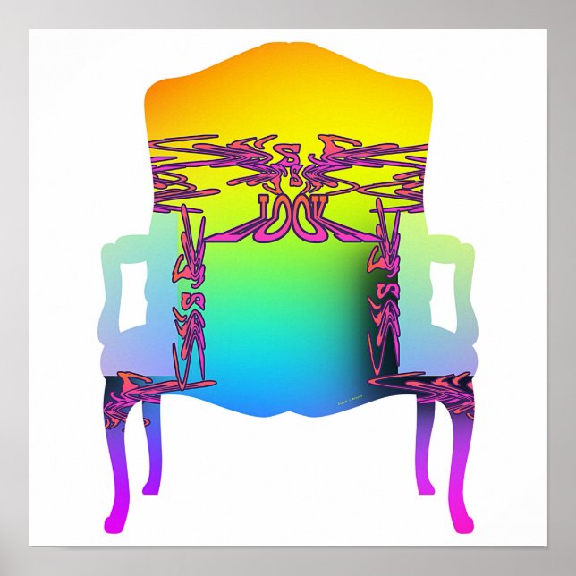 LOOK-Vintagens stol Poster (Framsidan)