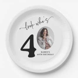 Look Who's 40! Modern Photo 40th Birthday