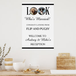 Look Who's Married Dog or Pets Photo Poster