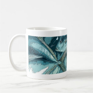 Lookdown Fish Graphic Kaffemugg