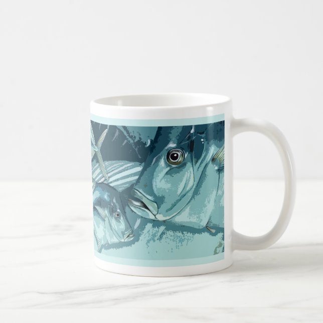 Lookdown fiskmugg kaffemugg (Höger)