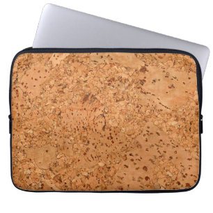 Looken av korn för trä för MacadamiakorkBurl Laptop Sleeve