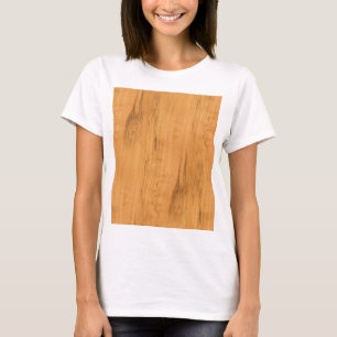 Looken av Wood kornstruktur för lönn Tee Shirt