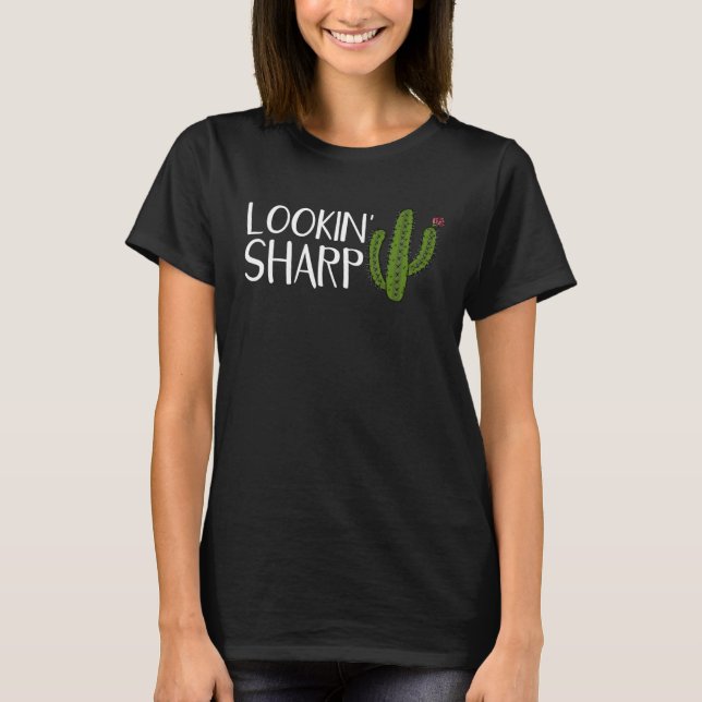 Lookin Vass Cactus Succulent T Shirt (Framsida)