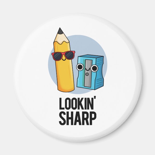 Lookin Vass Funny Pencil Pun Magnet (Framsidan)