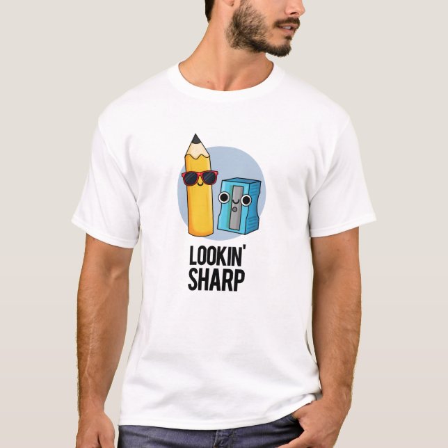 Lookin Vass Funny Pencil Pun T Shirt (Framsida)