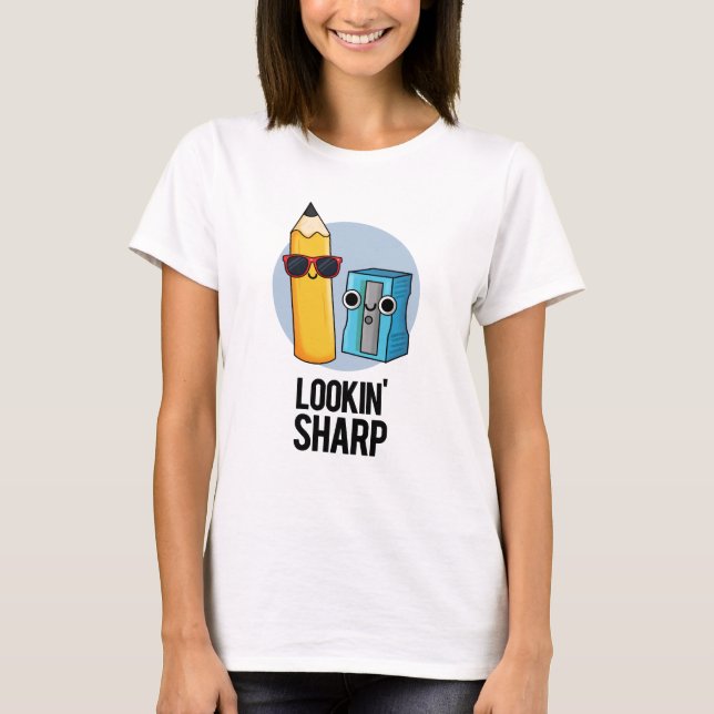 Lookin Vass Funny Pencil Pun T Shirt (Framsida)