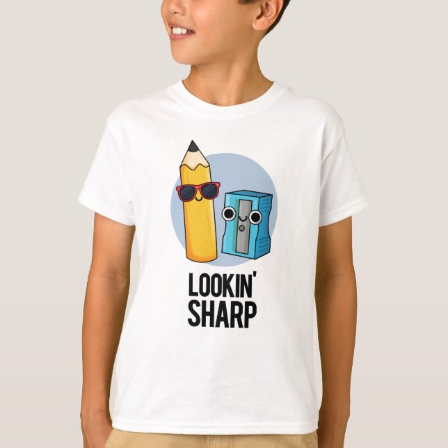 Lookin Vass Funny Pencil Pun T Shirt (Framsida)