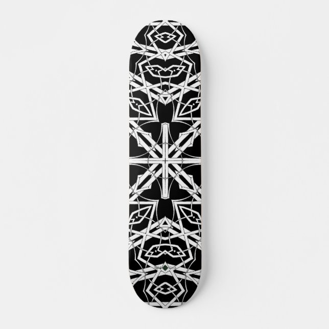 Looking Glass Cross Mini Skateboard Bräda 18,5 Cm (Framsida)
