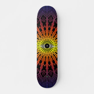 Looking Glass Mandala ( Regnbåge ) Mini Skateboard Bräda 18,5 Cm