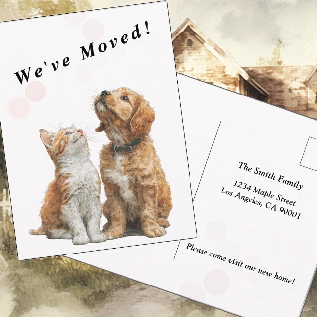 Looking Up at You – Moving Announcement  Vykort (Skapare uppladdad)