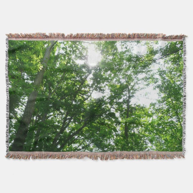 Looking Up to Summer Trees Filt (Framsidan)