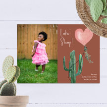 Lookins Vassa Cactus Pun Photo Valentine Rosa