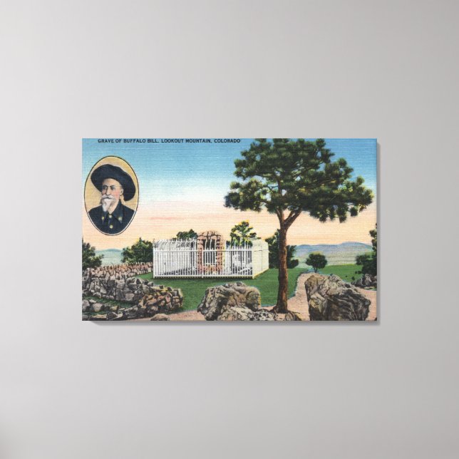 Lookout Mountain, Colorado Canvastryck (Framsida)