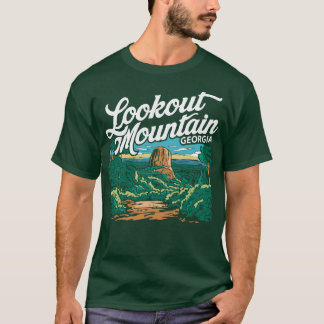 Lookout Mountain Georgia Retro TShirt T Shirt