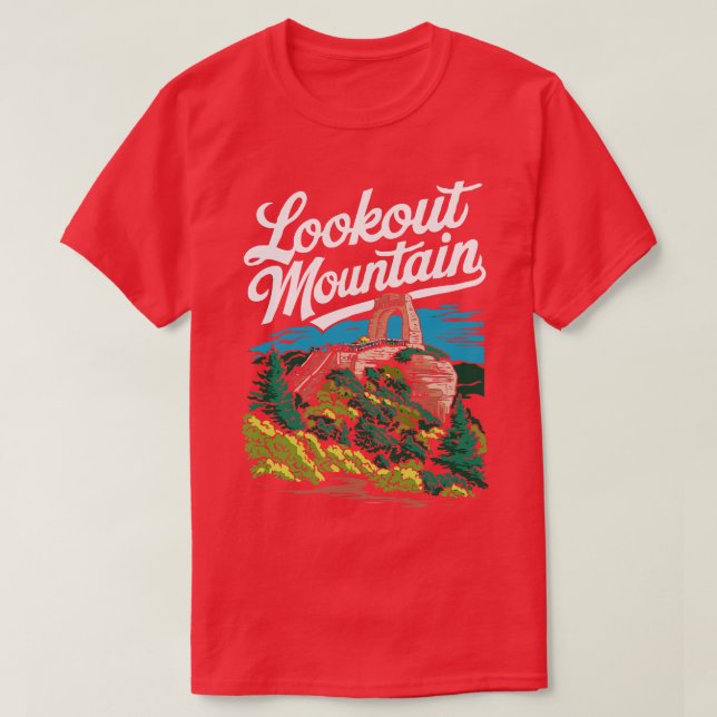Lookout Mountain Georgia TShirt T Shirt (Design framsida)