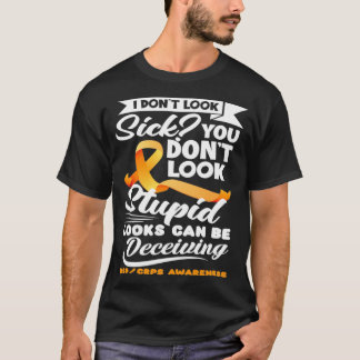 Looks Can Be Deceiving Orange Ribbon RSD CRPS Awar T Shirt