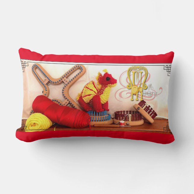 Loom Kiting Pillow Lumbarkudde (Framsida)