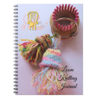 Loom Knitting Journal Anteckningsbok