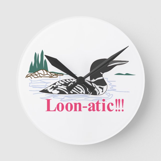 Loon-atic Rund Klocka (Framsida)