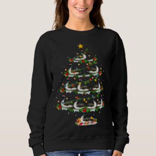 Loon Bird Älskare Julafton Ljus Loon Julgran T Shirt