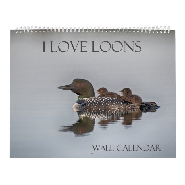 Loon Calendar - stor storlek Kalender (Omslag)