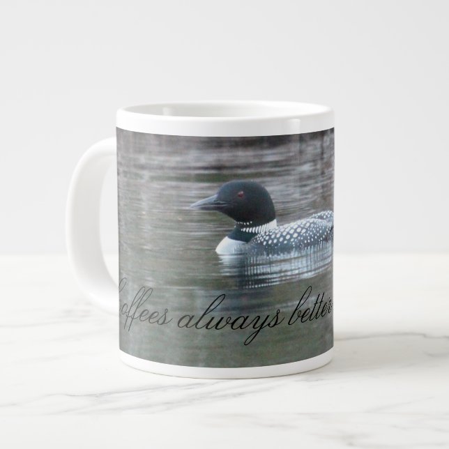 Loon Cottage Inspired Jumbo Mugg (Framsida vänster)