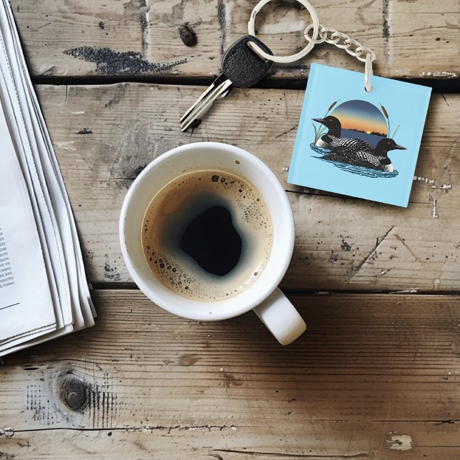 Loon Couple Sunset Blue (Skapare uppladdad)