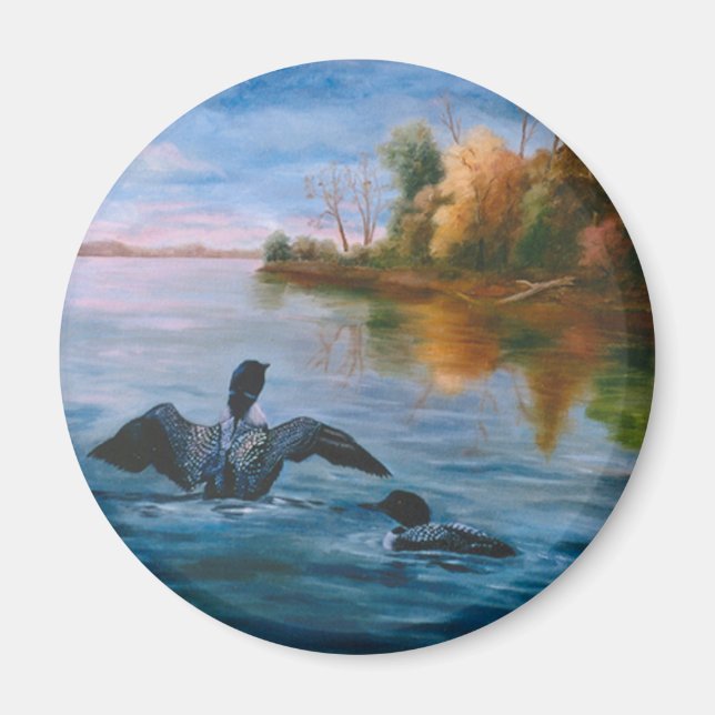 Loon Dance Magnet (Framsidan)