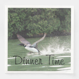 Loon Dinner Time Napkins Pappersservett