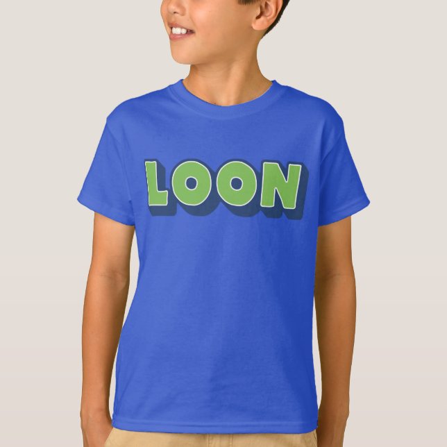 Loon, Doric Dialect, Boy, Scottish Tee Shirt (Framsida)