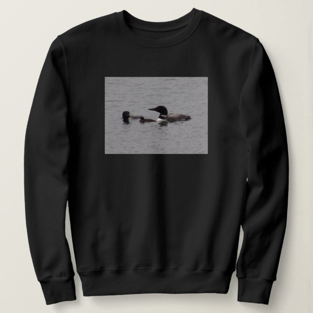 Loon Familj Grundläggande Tröja (Design framsida)