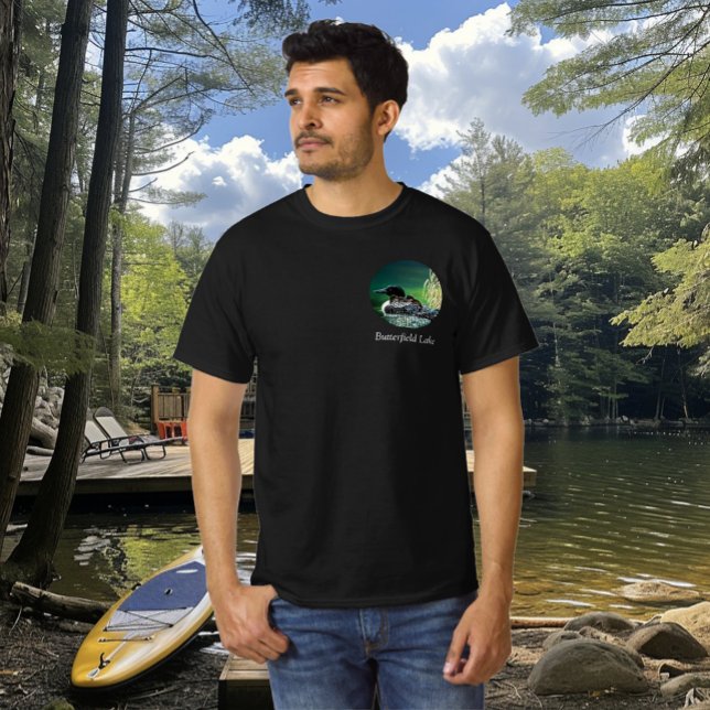 Loon Family Butterfield Lake T Shirt (Skapare uppladdad)