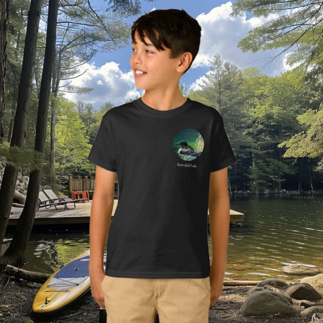 Loon Family Butterfield Lake T Shirt (Skapare uppladdad)