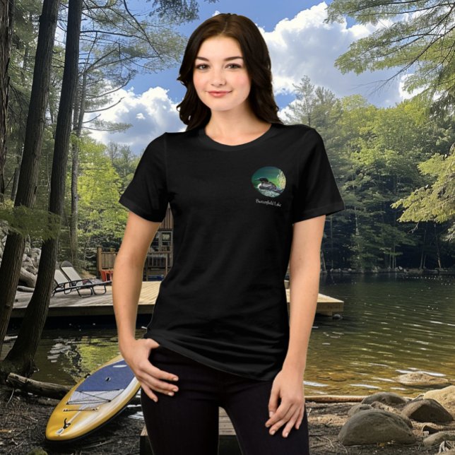 Loon Family Butterfield Lake T Shirt (Skapare uppladdad)