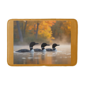 Loon Family i höst Badrumsmatta