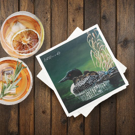 Loon Family Outing Pappersservett