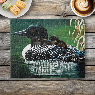 Loon Family Outing Pussel