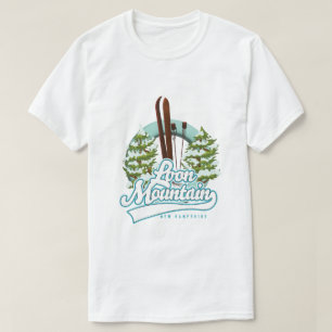 Loon Mountain New Hampshire ski logotyp T Shirt