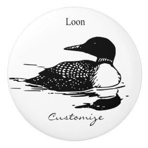 Loon Simfågel Konst Thunder_Cove Knopp