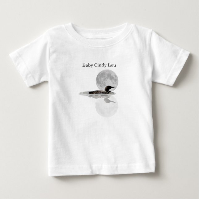 Loon Simmas in Moonlight Baby T-Shirt (Framsida)